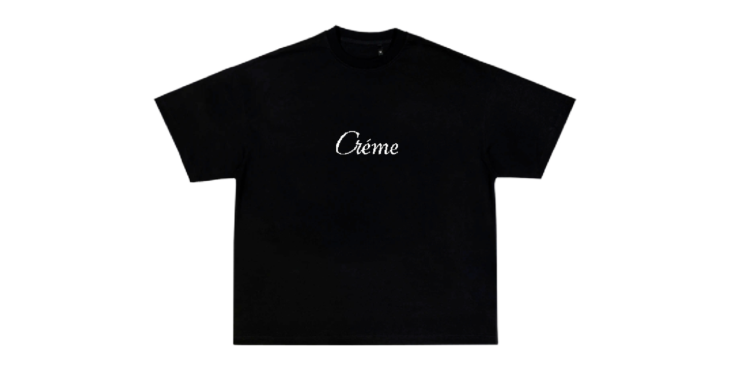 Créme Embroidered Tee