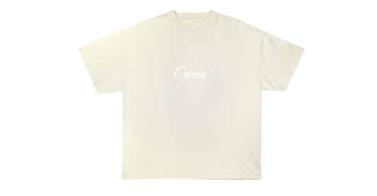 Créme embroidered t-shirt